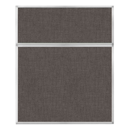 Versare Hush Panel Configurable Cubicle Partition 5' x 6' Mocha Fabric 1812517